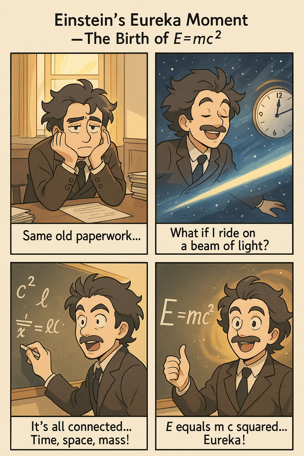 Einstein's Eureka Moment – The Birth of E=mc²